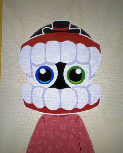 Mii portrait of Caine TADC
