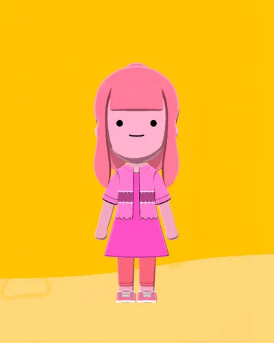 Mii-Porträt von Princess Bubblegum