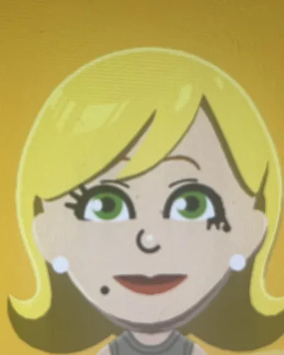 Mii portrait of Barbara Jane James