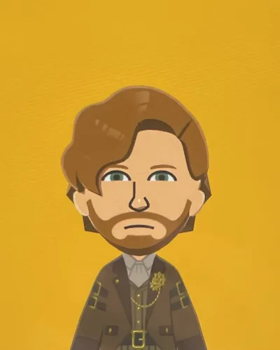 Mii portrait of Peter Quill (StarLord MCU)