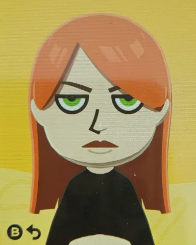 Mii portrait of Kim Possible