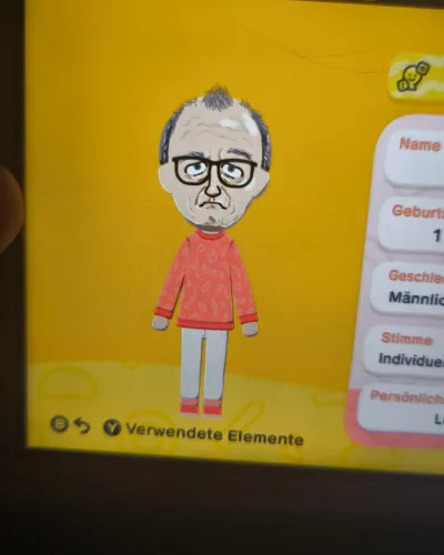 Mii portrait of Friedrich Merz