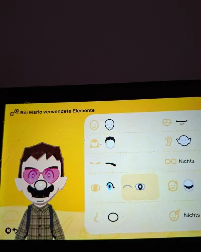 Mii portrait of Mario