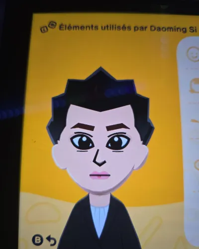 Mii portrait of Daoming Si