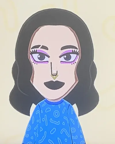 Mii portrait of Rhea Ripley