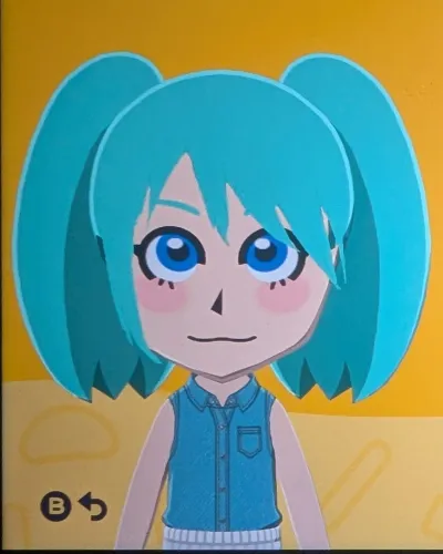 Mii portrait of Miku