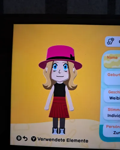 Mii-Porträt von Serena