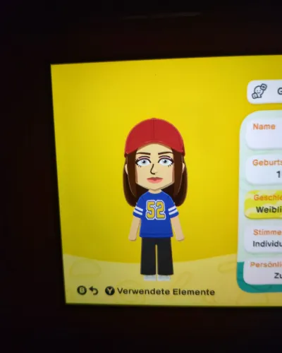 Mii portrait of Billie Eilish