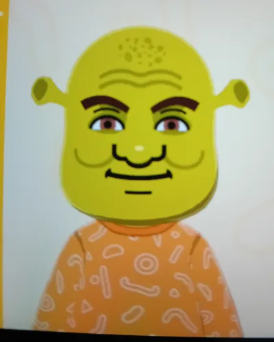 Mii portrait of Shrek