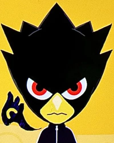 Mii-Porträt von Fumikage Tokoyami / Tsukuyomi