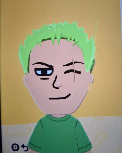 Mii portrait of Roronoa Zoro