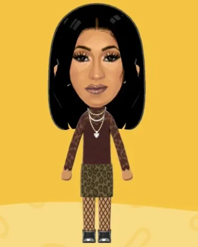 Mii-Porträt von Cardi B