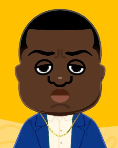 Mii-Porträt von Biggie Smalls