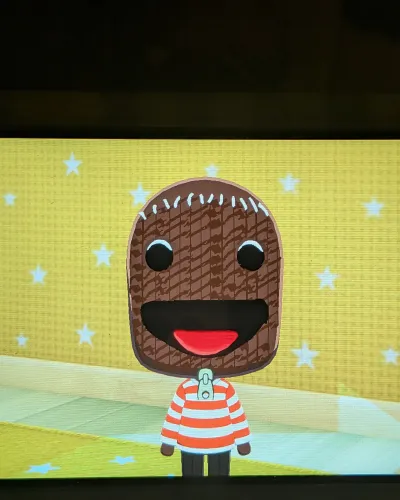 Mii-Porträt von Sackboy