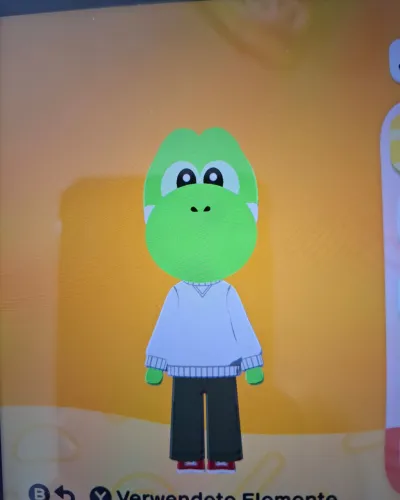 Mii portrait of Yoshi