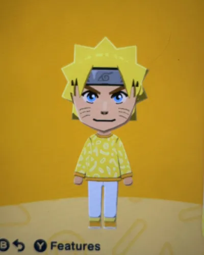Mii-Porträt von Naruto Uzumaki