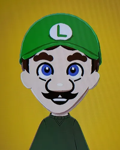 Mii portrait of Luigi