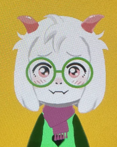 Mii portrait of Ralsei