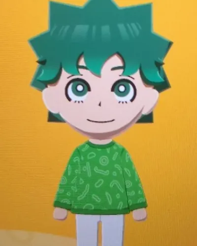 Mii-Porträt von Izuku Midoriya (Deku)