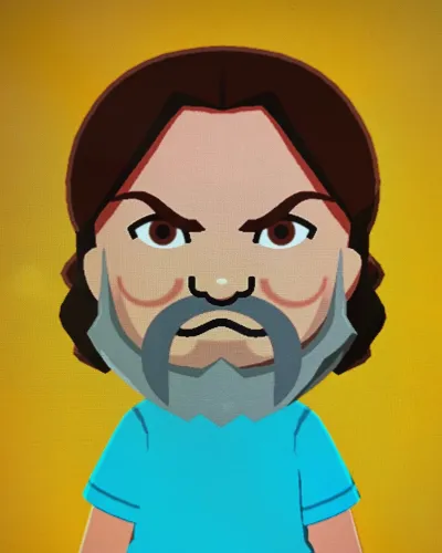 Mii-Porträt von Jack Black