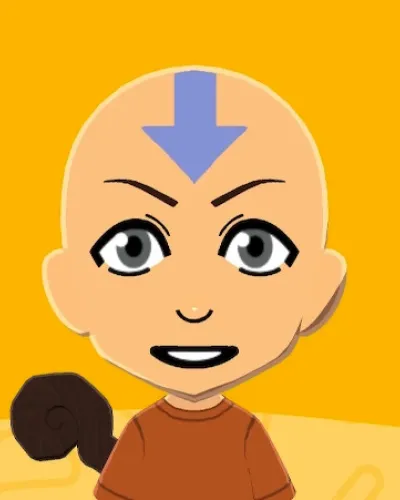 Mii portrait of Aang