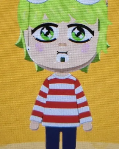 Mii portrait of Keroppi