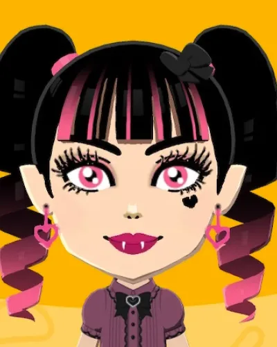 Mii portrait of Draculaura