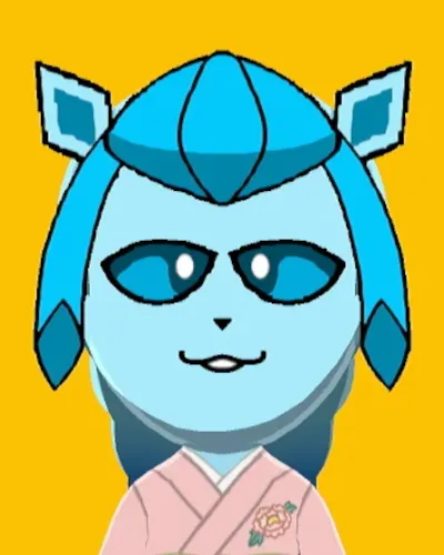 Mii portrait of Glaceon