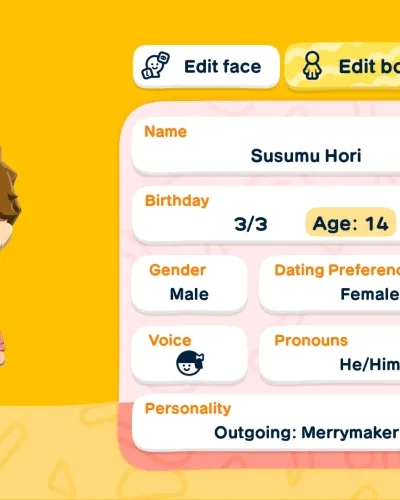 Mii portrait of Susumu Hori