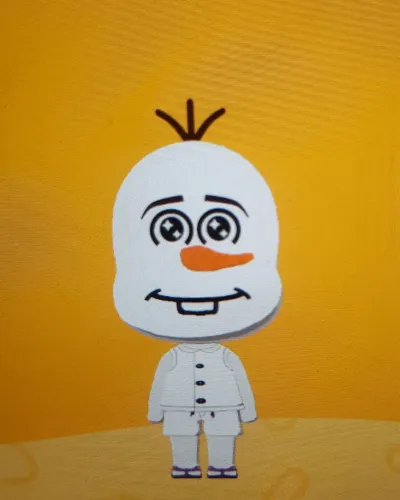 Mii-Porträt von Olaf (snowman)