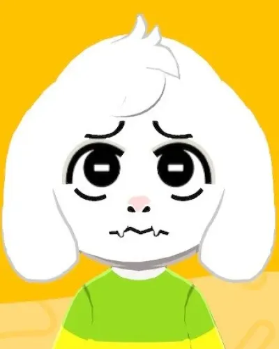 Mii portrait of Asriel