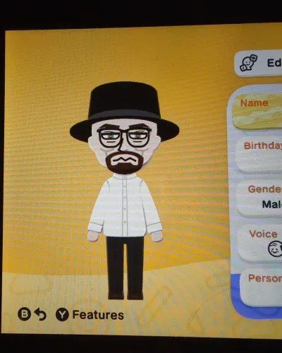 Mii-Porträt von Walter White