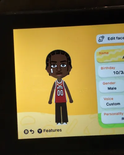 Mii-Porträt von Asap Rocky