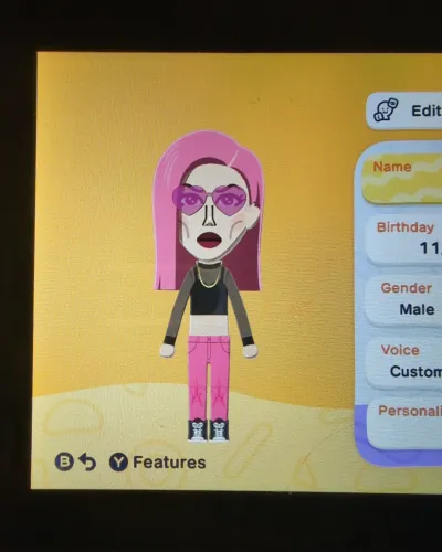 Mii-Porträt von Jeffree Star