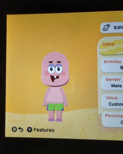 Mii-Porträt von Patrick Star
