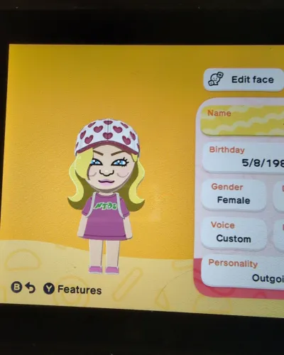 Mii-Porträt von Trisha