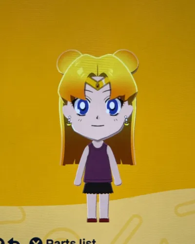 Mii-Porträt von Sailor Moon