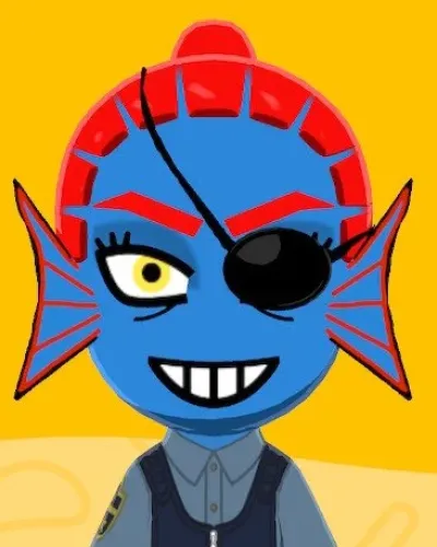 Mii portrait of Undyne