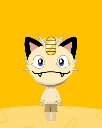 Mii-Porträt von Meowth