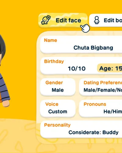 Mii-Porträt von Chuta Bigbang