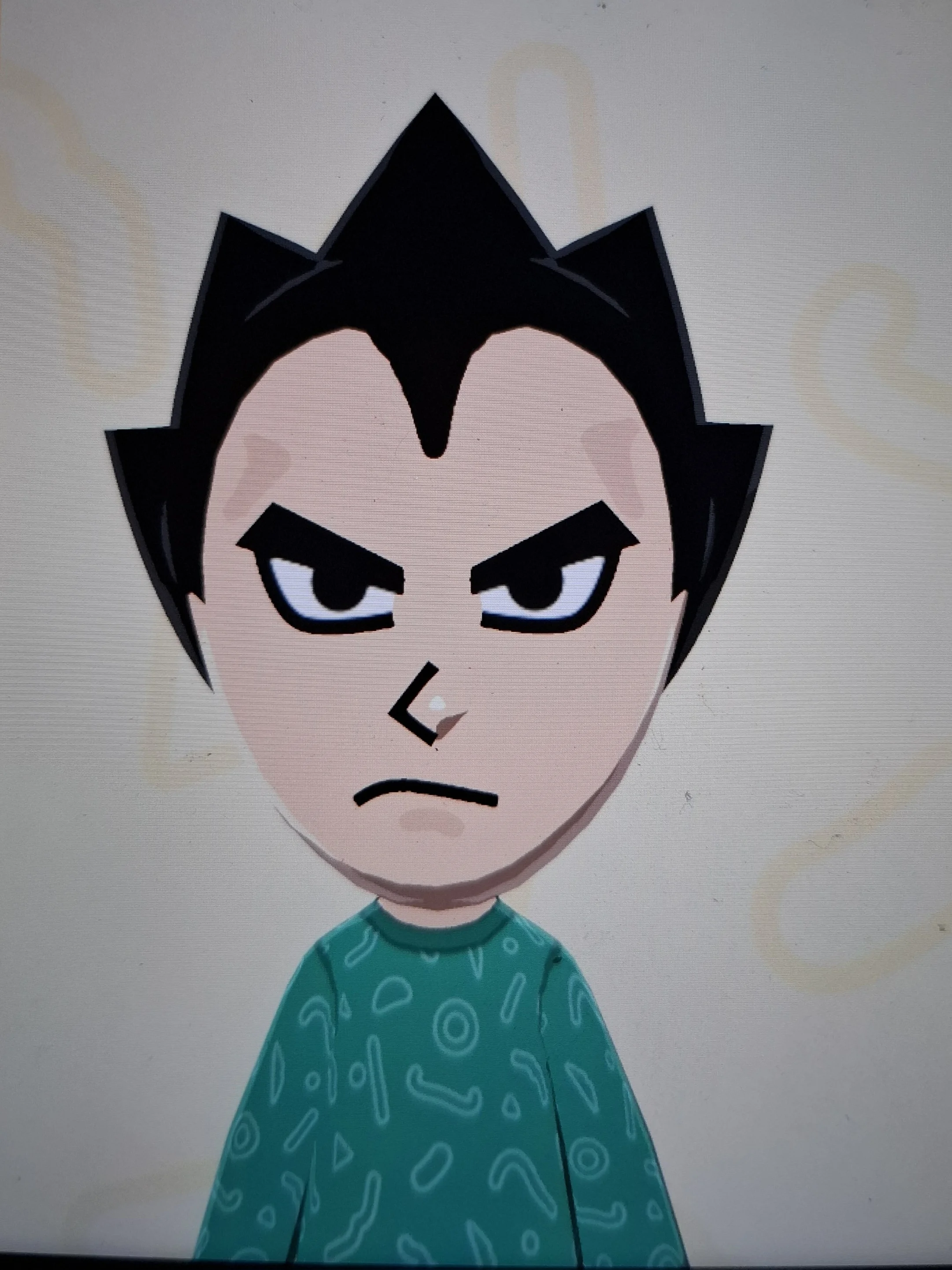 Mii portrait of Vegeta