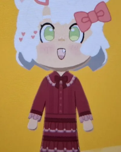 Mii portrait of hello kitty