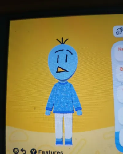 Mii portrait of Burdie