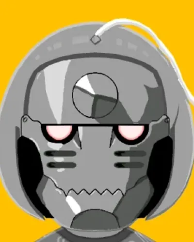Mii-Porträt von Alphonse Elric