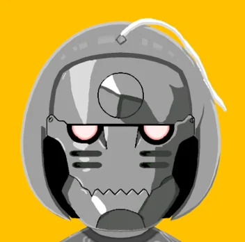 Mii-Porträt von Alphonse Elric