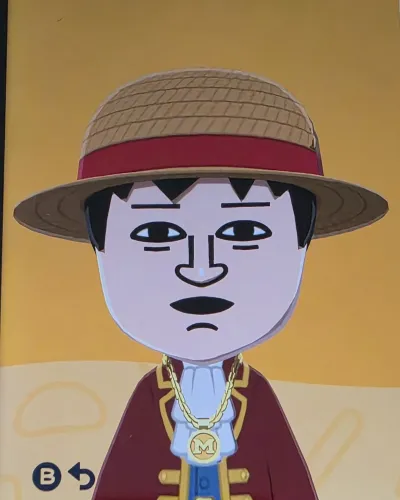 Mii-Porträt von Dank Luffy