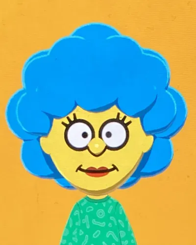 Mii-Porträt von Marge Simpson