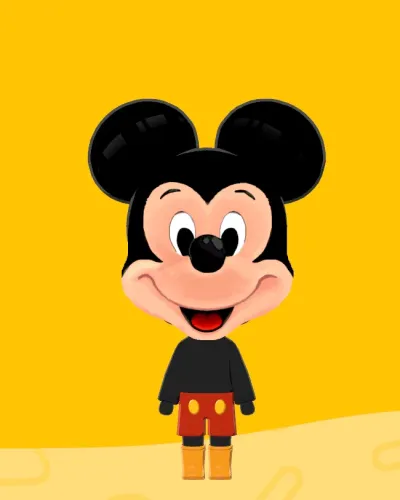 Mii portrait of Mickey Mouse