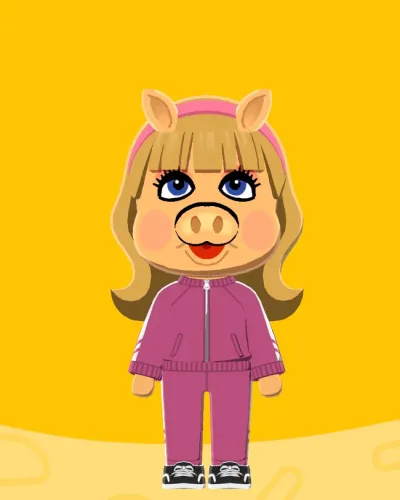 Mii-Porträt von Miss Piggy
