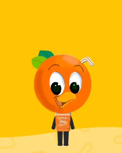 Mii portrait of Orange Bird